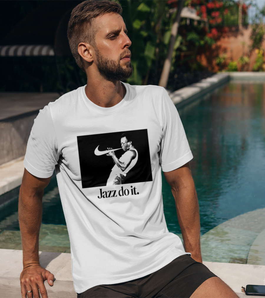Miles Davis Jazz Do It Iconic Trumpet Player T-Shirt