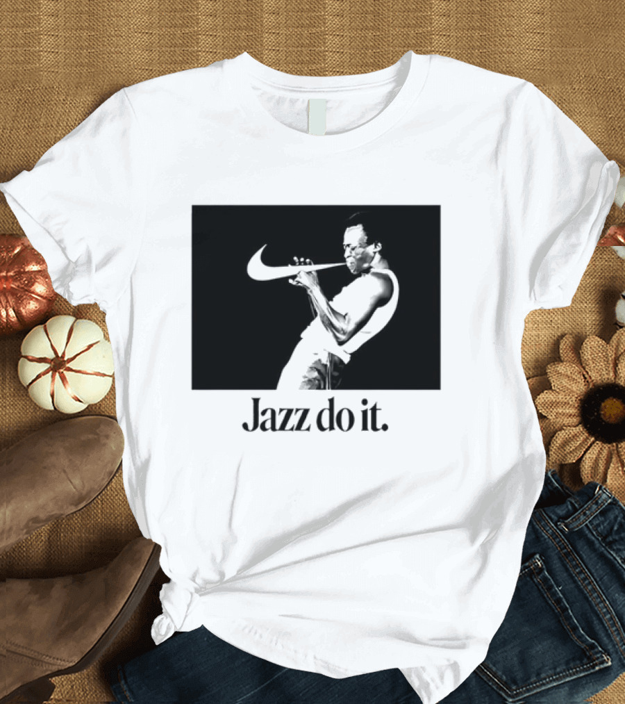 Miles Davis Jazz Do It Iconic Trumpet Player T-Shirt
