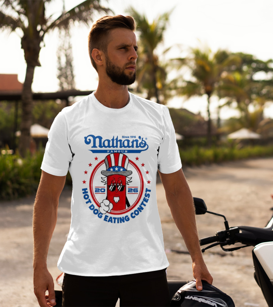 Nathan's Famous 2026 Hot Dog Eating Contest T-Shirt