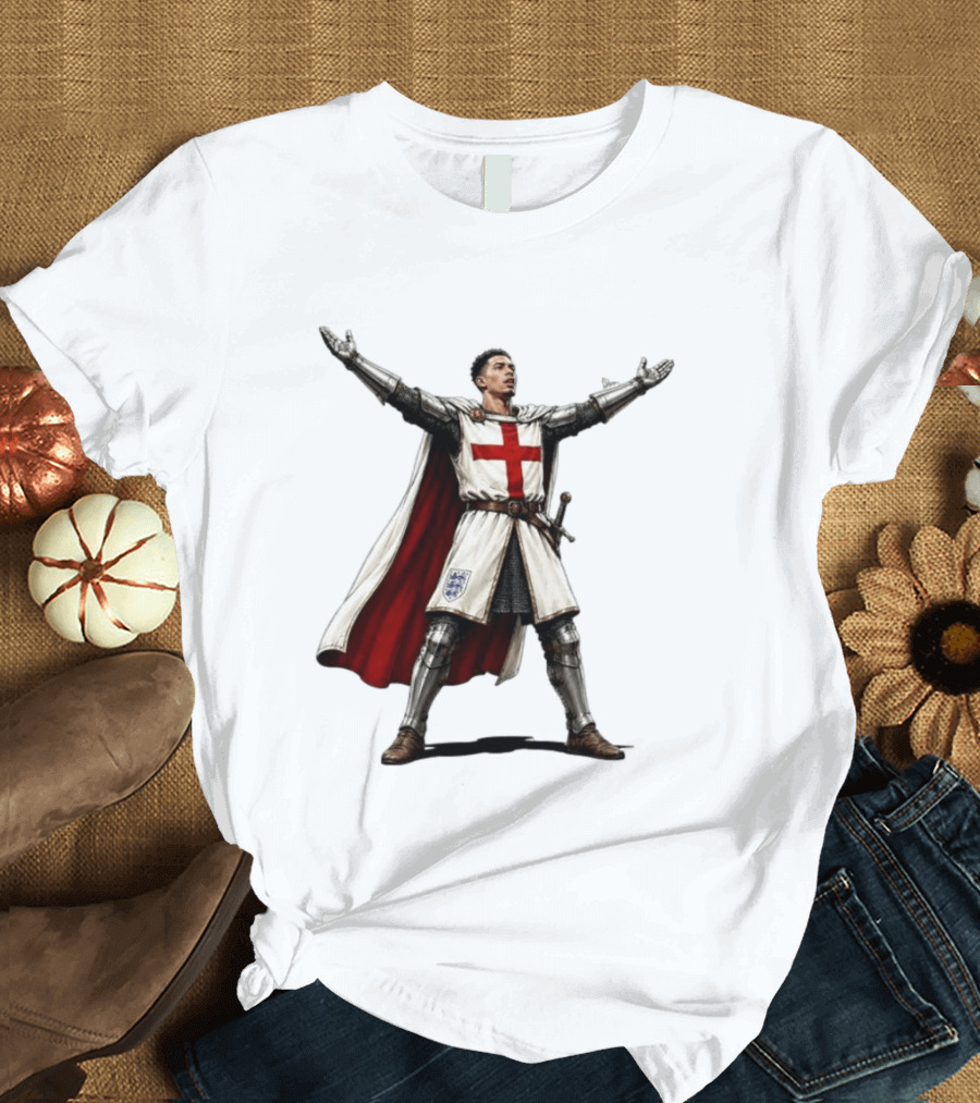 Jude Bellingham England National Football Knight Crusade Iconic Symbolism T-Shirt