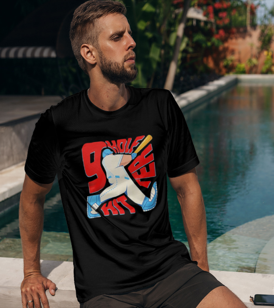 9 Hole Hitter Baseball Second Leadoff T-Shirt