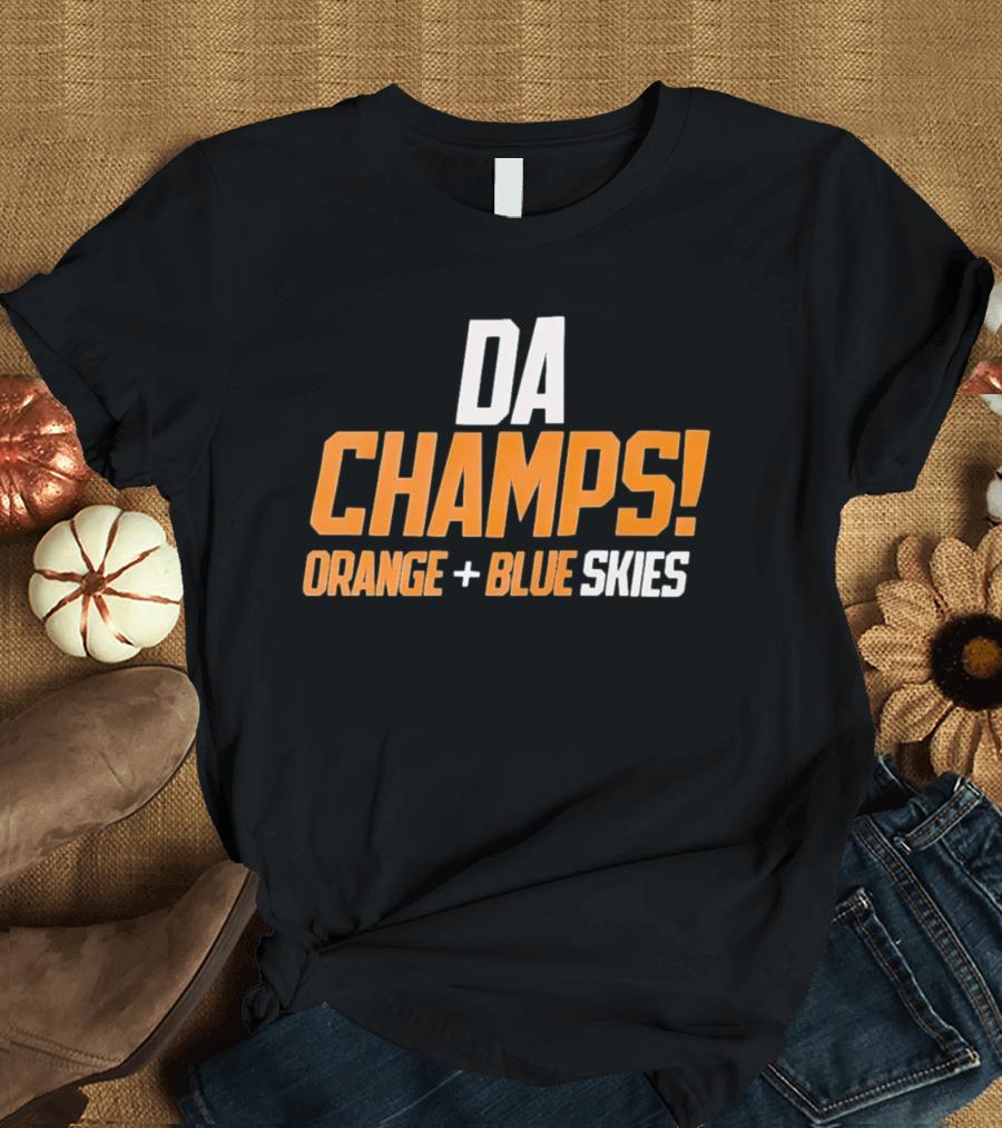 Da Champs Orange + Blue Skies T-Shirt
