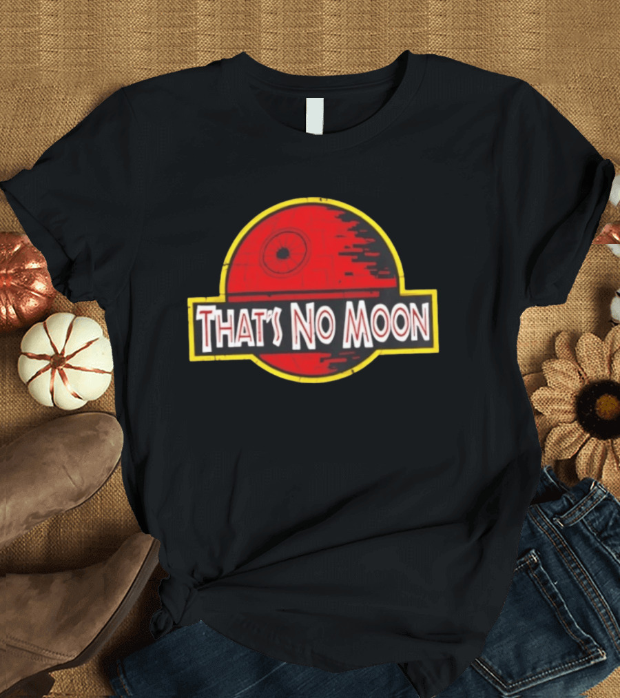 Death Star Jurassic Park That's No Moon Crossover Fan Merch T-Shirt
