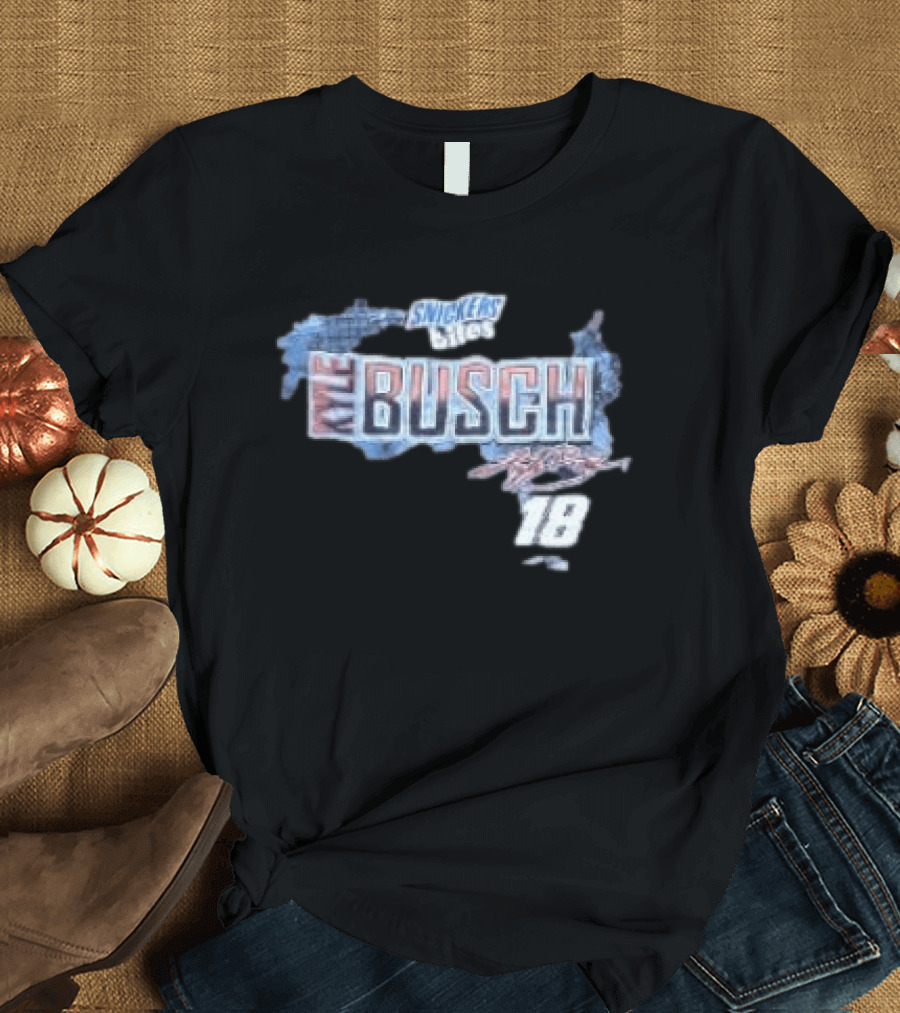 Kyle Busch Snickers Bites Joe Gibbs Racing NASCAR 18 T-Shirt