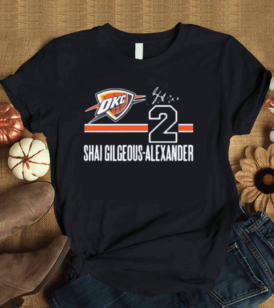 Shai Gilgeous Alexander OKC Thunder Signature 2 T-Shirt