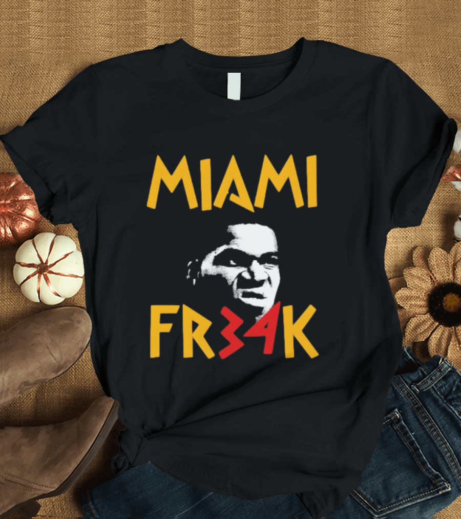 Giannis Antetokounmpo Miami Freak 34 Greek Freak Basketball T-Shirt