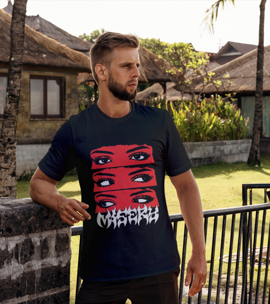 Misery Red Eyes Triple Stare T-Shirt