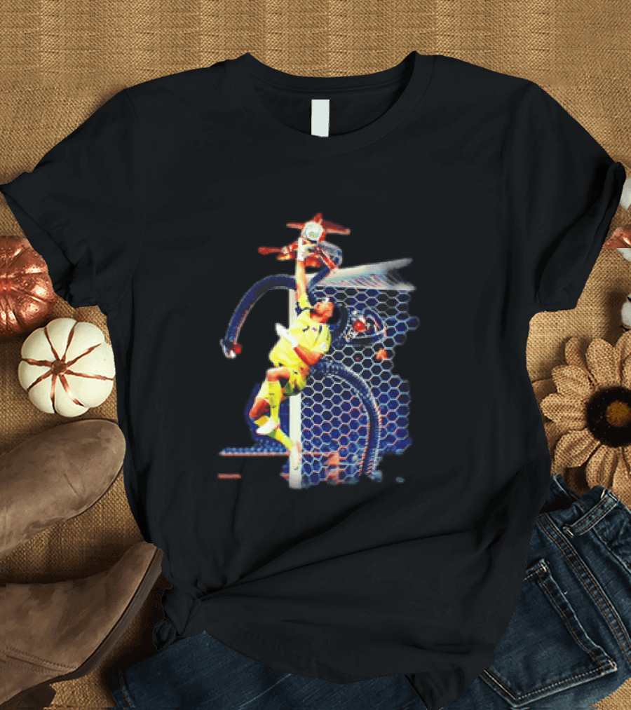 Vozinha Cape Verde Goalkeeper Octopus Marvel Mashup Soccer Heroics T-Shirt