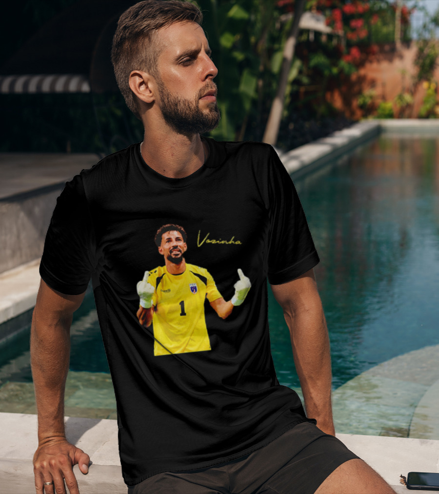 Vozinha Cape Verde National Team Number 1 Player Gesture T-Shirt