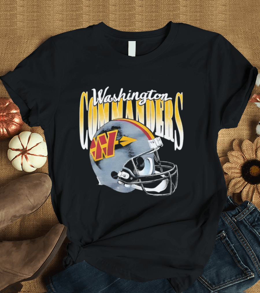 Washington Commanders Football Helmet Men's T-Shirt