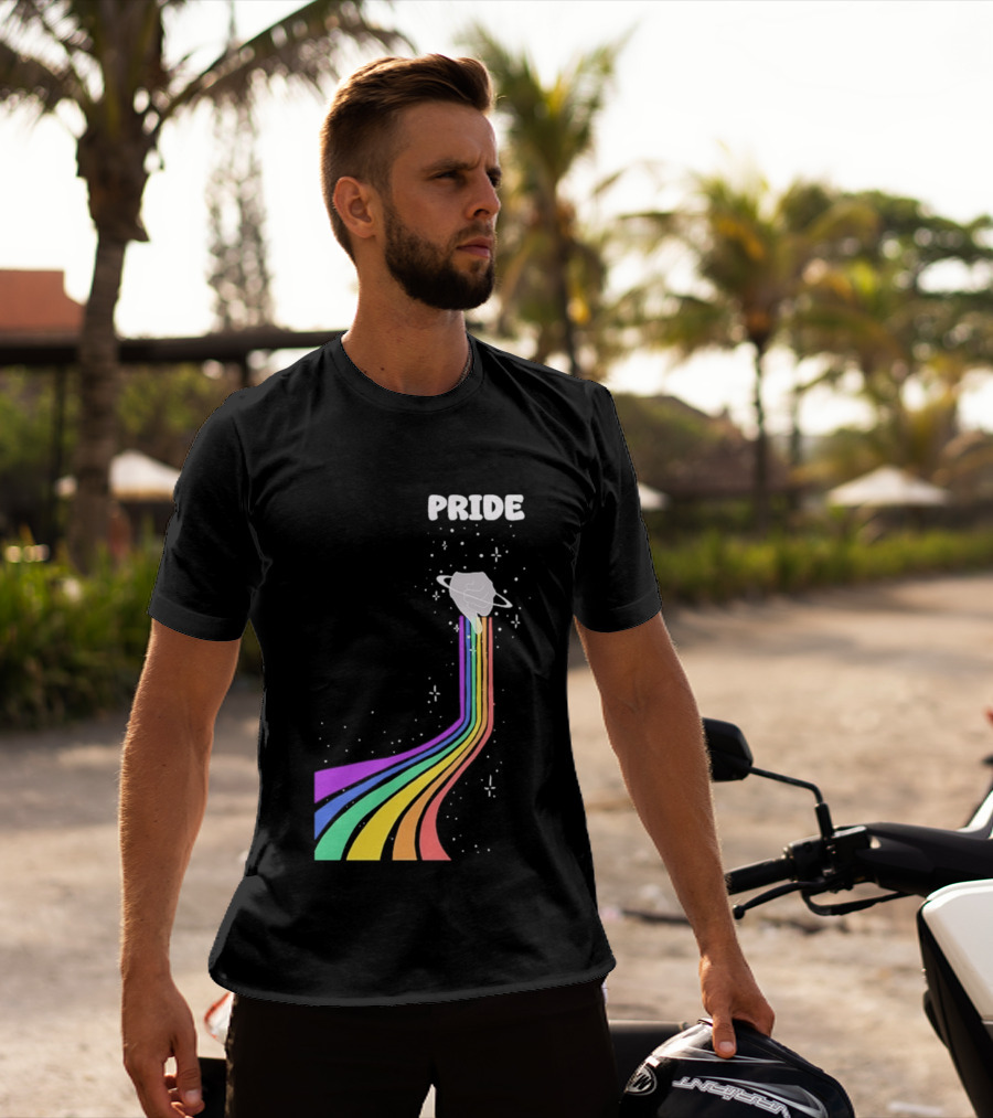 Pride Rainbow Space Hand Magic T-Shirt