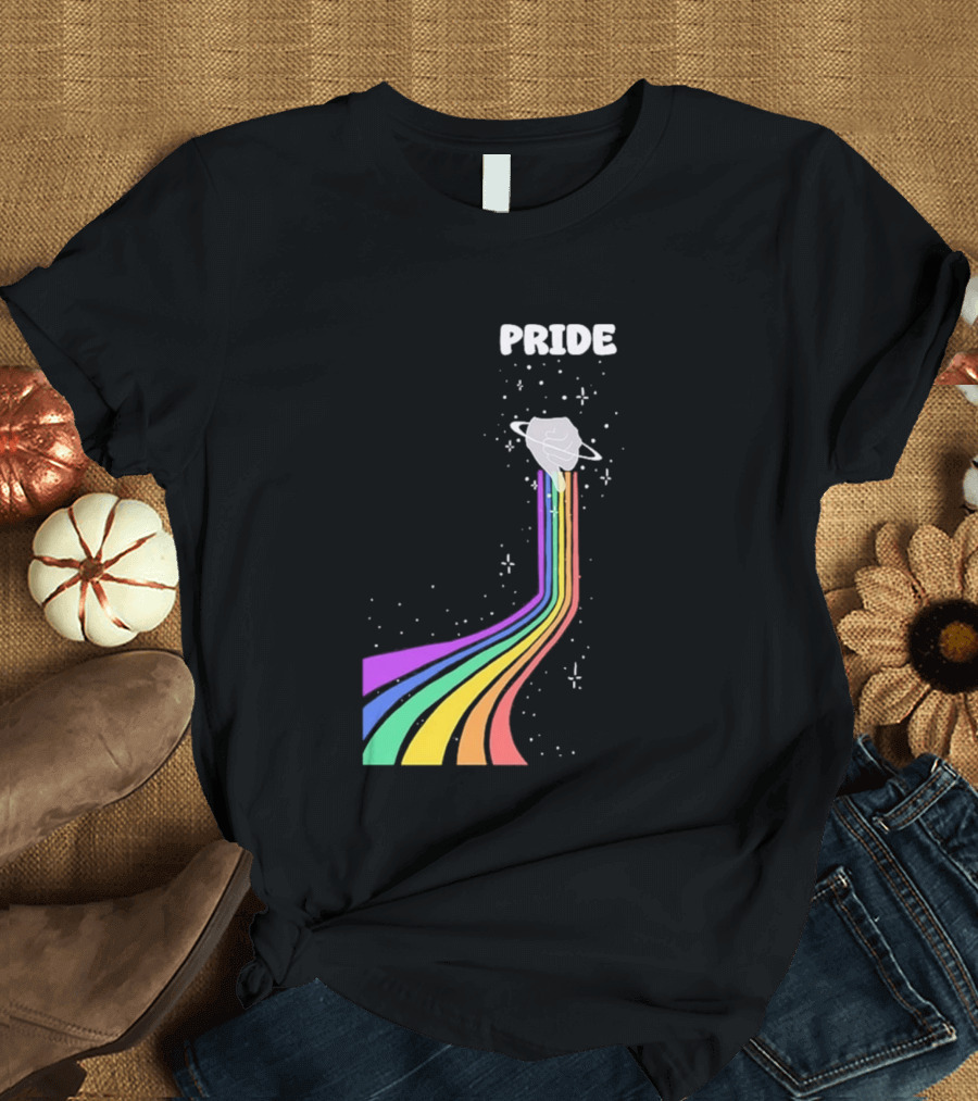 Pride Rainbow Space Hand Magic T-Shirt