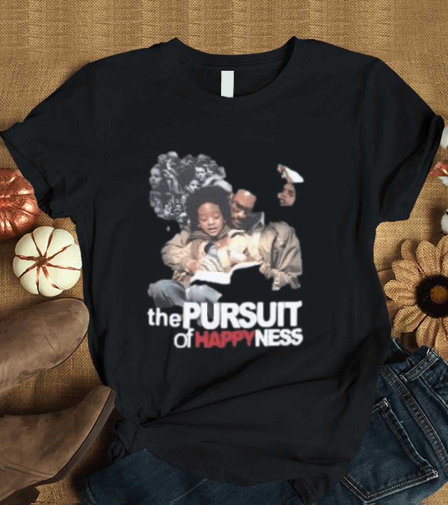 The Pursuit Of Happyness Will Smith Jaden Smith Movie Scene T-Shirt
