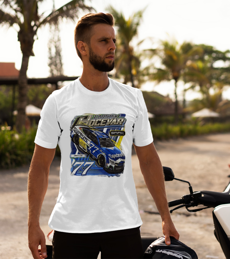 Carson Hocevar 77 Spectrum Chevrolet Camaro Spire Motorsports NASCAR Racing Team T-Shirt