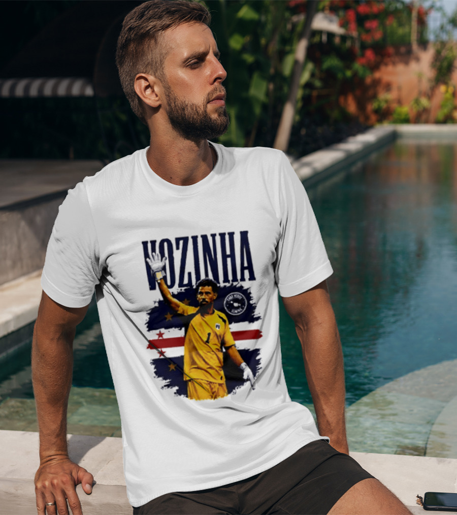 Vozinha Cabo Verde Goalkeeper Cape Verde National Team Soccer T-Shirt