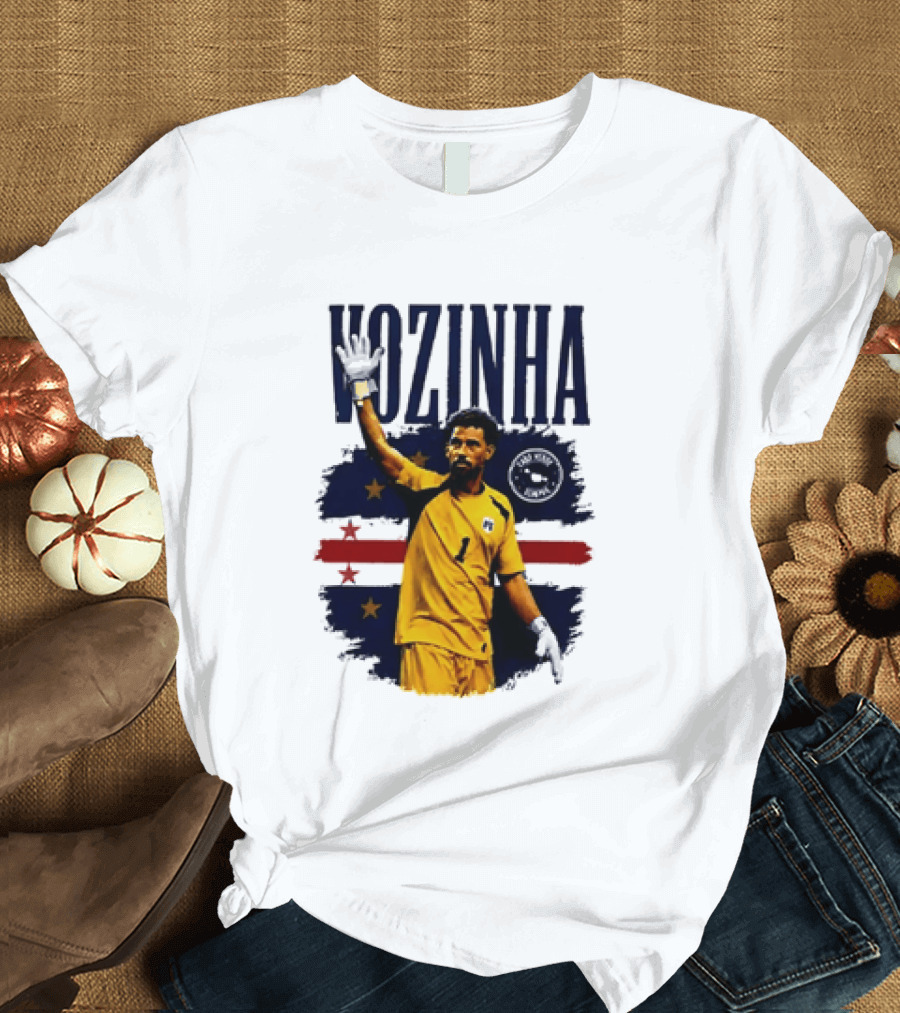Vozinha Cabo Verde Goalkeeper Cape Verde National Team Soccer T-Shirt