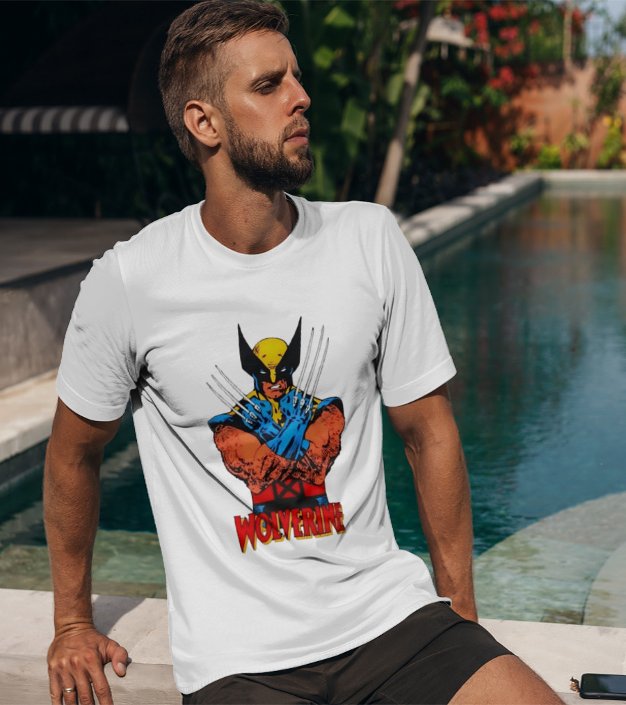Wolverine Marvel Comics X Men Crossed Claws Wolverine T-Shirt