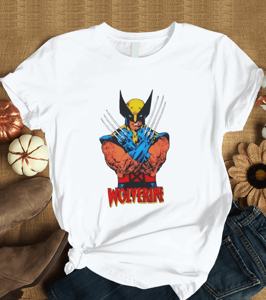 Wolverine Marvel Comics X Men Crossed Claws Wolverine T-Shirt