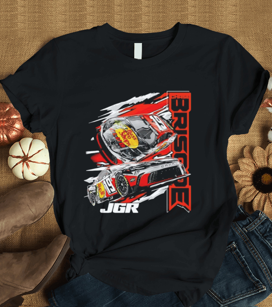 Chase Briscoe 19 Joe Gibbs Racing Bass Pro Shops Toyota Camry NASCAR JGR T-Shirt