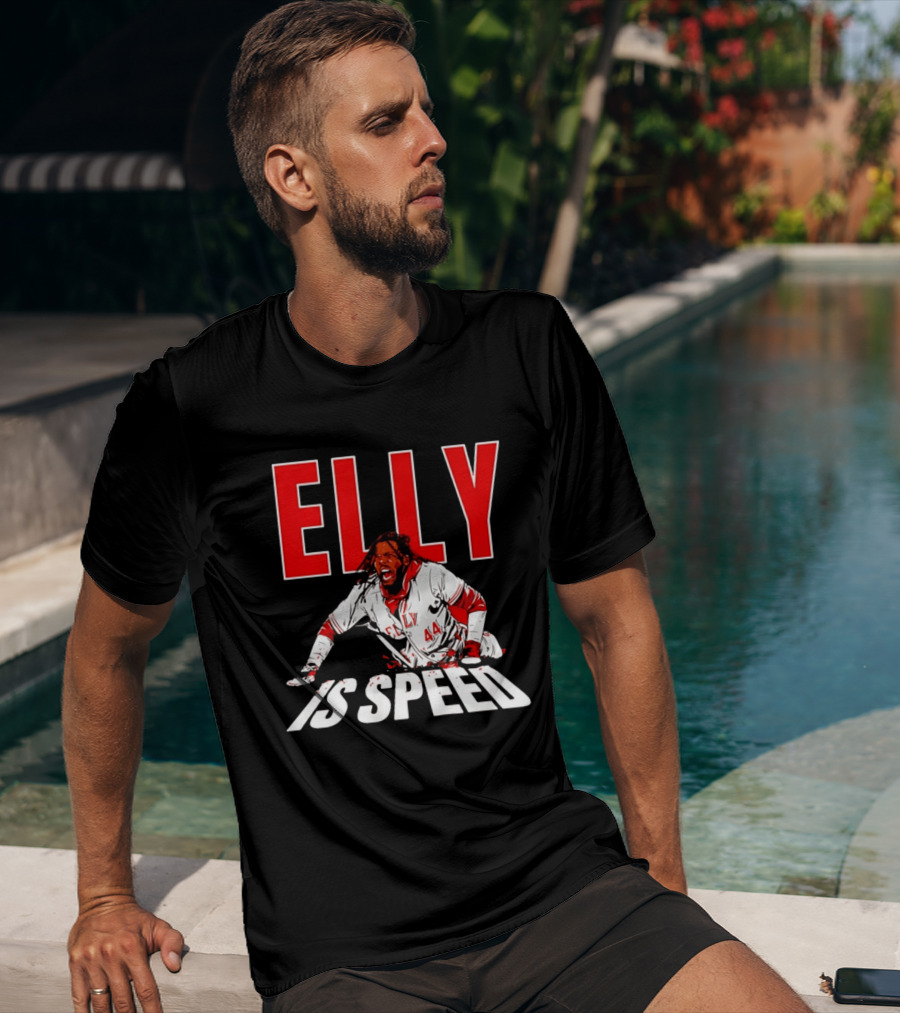 Elly De La Cruz Cincinnati Reds Elly 44 Is Speed T-Shirt