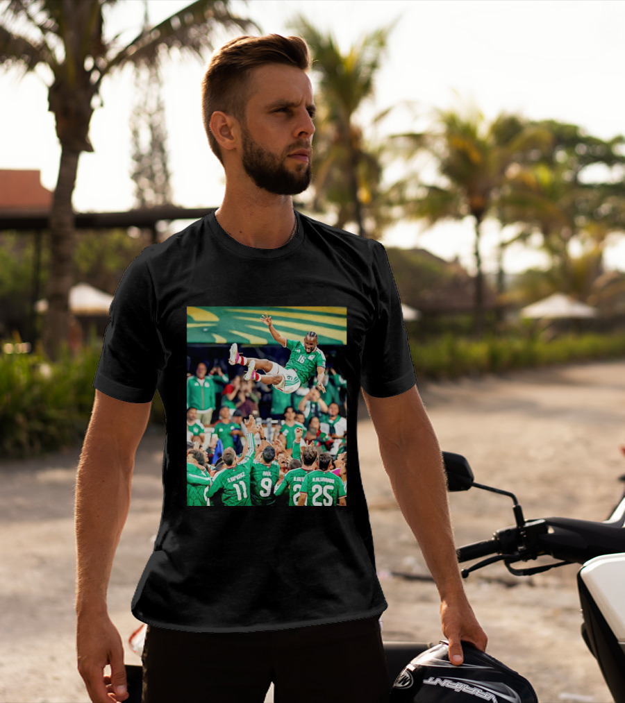 Mexican Football Celebration Julián Quiñones S. Giménez Raúl A. Alvarado Team Spirit T-Shirt