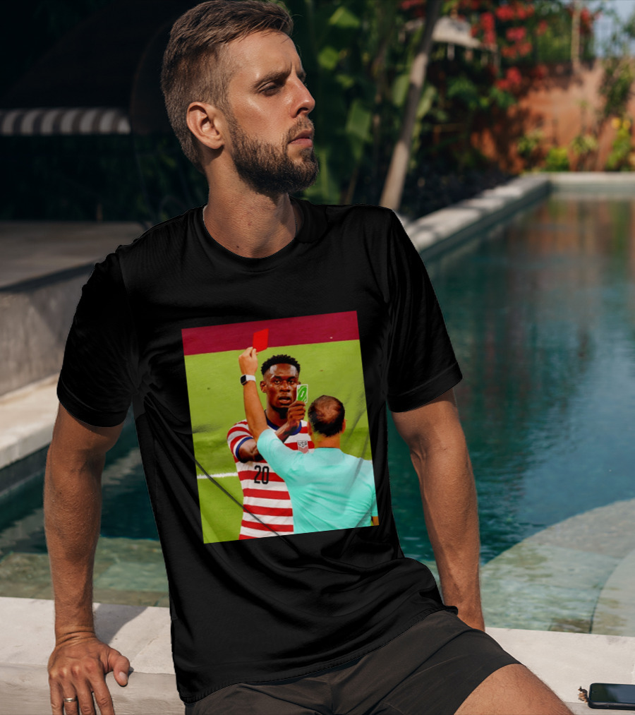 Folarin Balogun USMNT Number 20 Reverse Card Meme Soccer T-Shirt