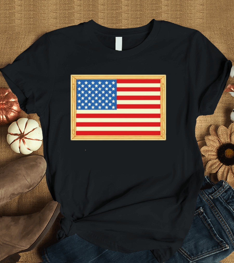 Theodore Roosevelt We Must Dare To Be Great American Flag T-Shirt