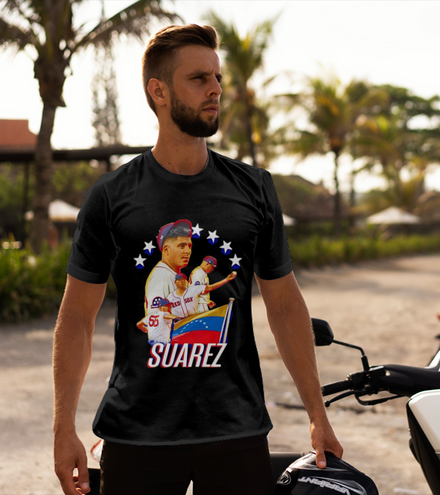 Ranger Suarez Philadelphia Phillies MLB Venezuela Flag Star Baseball T-Shirt