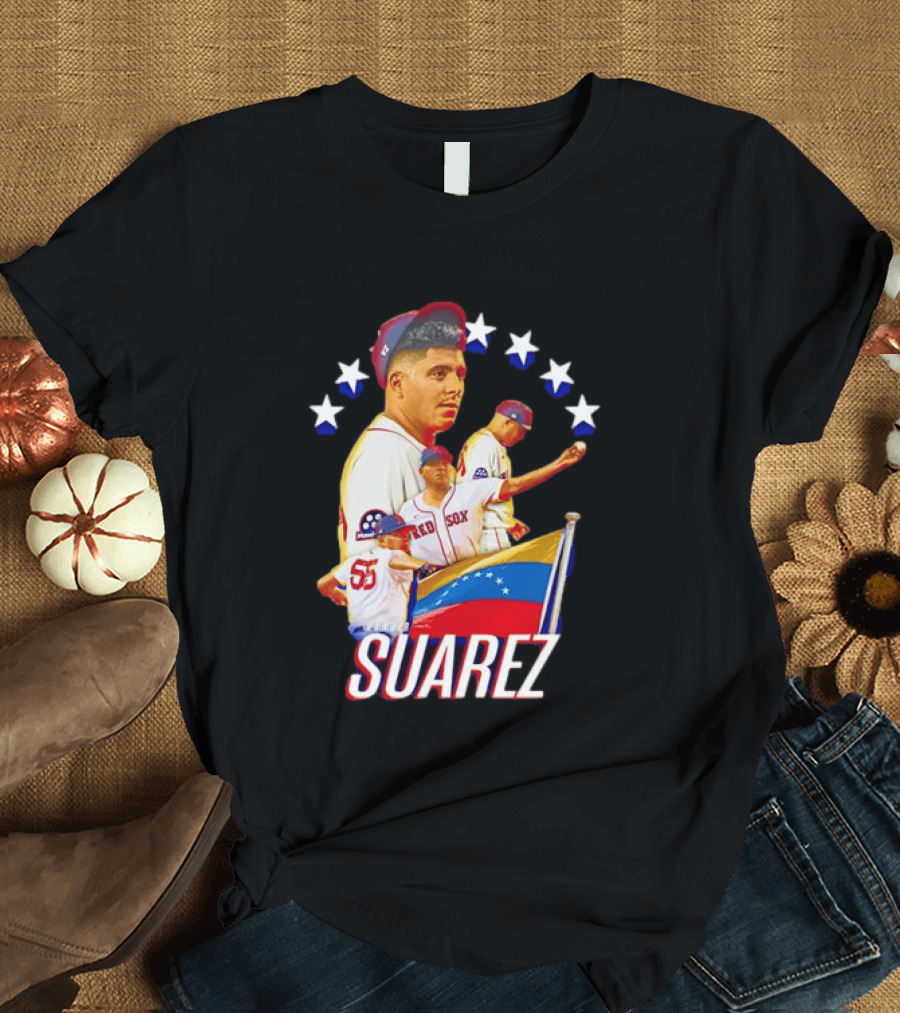 Ranger Suarez Philadelphia Phillies MLB Venezuela Flag Star Baseball T-Shirt