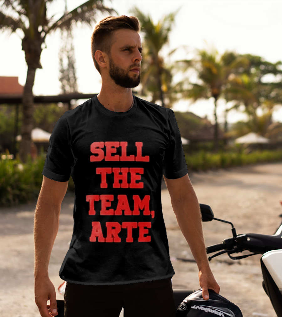Sell The Team Arte Rallying Cry Fan Expression T-Shirt