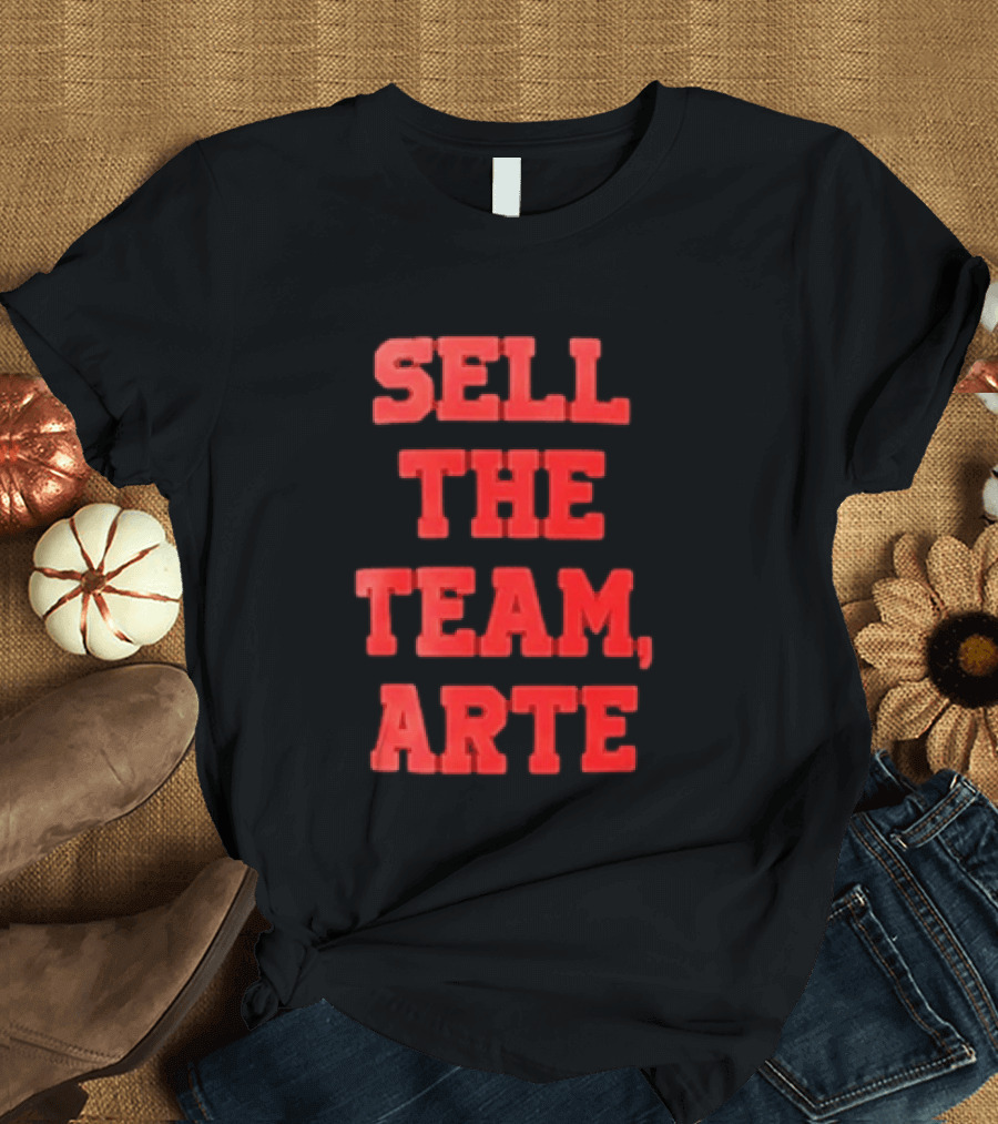 Sell The Team Arte Rallying Cry Fan Expression T-Shirt
