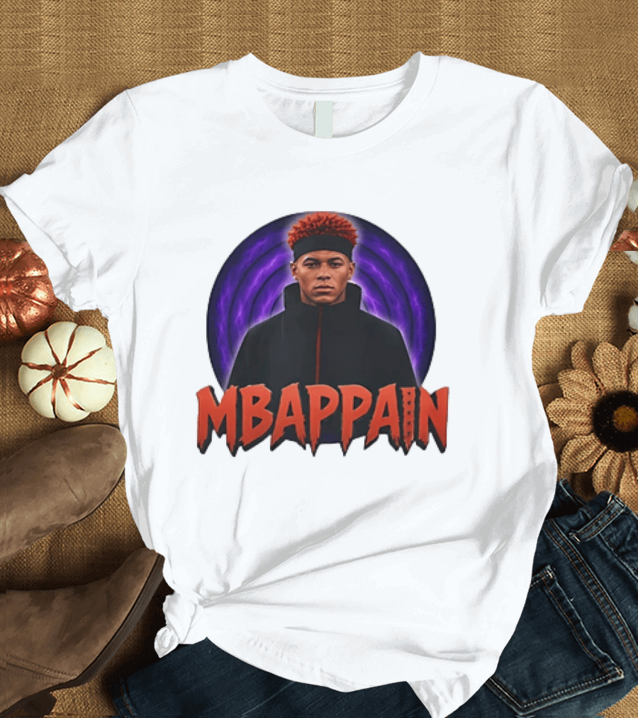 Mbappain Naruto Anime Crossover Meme T-Shirt