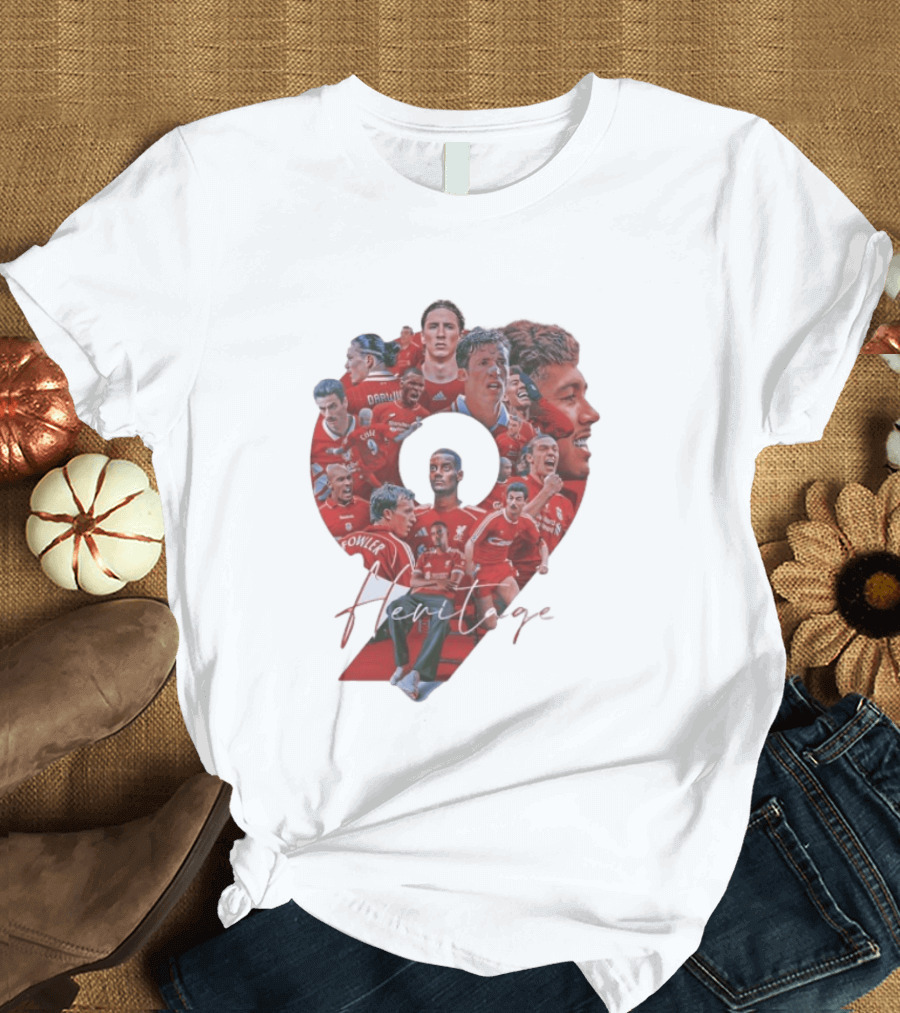 Liverpool FC Number 9 Heritage Legends T-Shirt