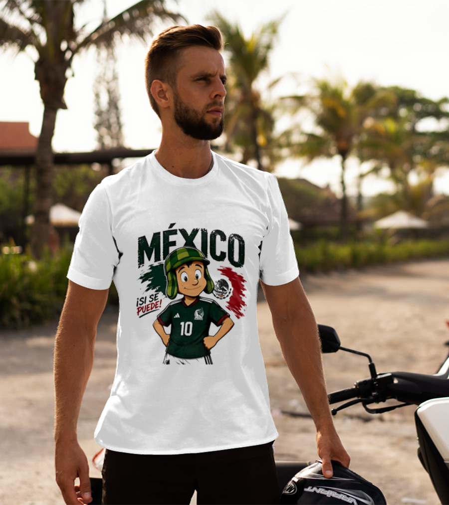 México El Chavo Del Ocho Isi Se Puede Football Soccer Jersey 10 T-Shirt