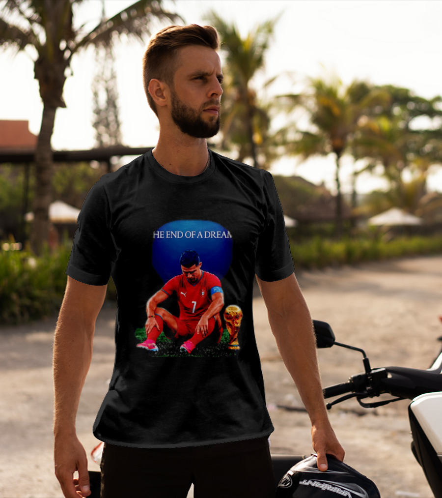 Cristiano Ronaldo The End Of A Dream Portugal No 7 World Cup Moment T-Shirt