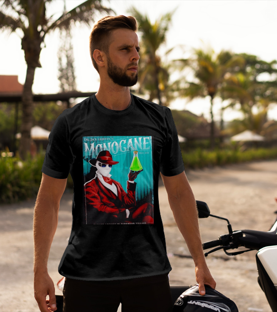 Dr Jack Griffin's Monocane Est 2011 Invisible Man T-Shirt