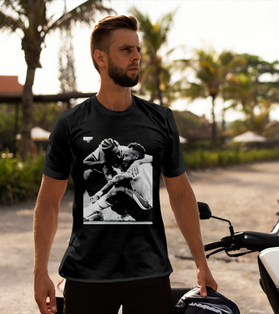 Neymar Jr And Raphinha Emotional Moment Brazil National Football Team T-Shirt