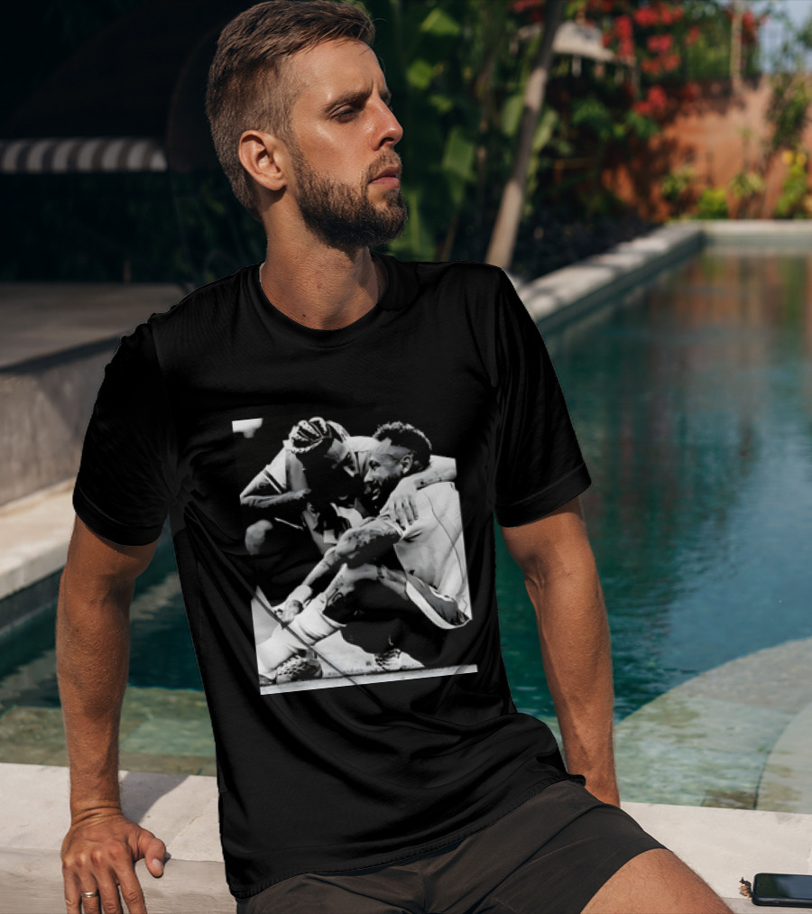 Neymar Jr And Raphinha Emotional Moment Brazil National Football Team T-Shirt