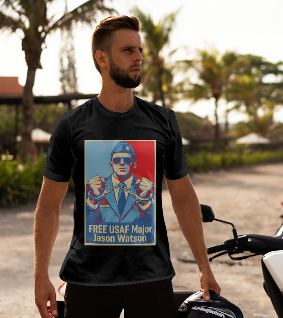 FREE USAF Major Jason Watson Handcuffed T-Shirt