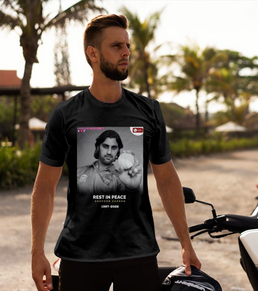 Rest In Peace Shapoor Zadran 1987 2026 T20 World Cup T-Shirt