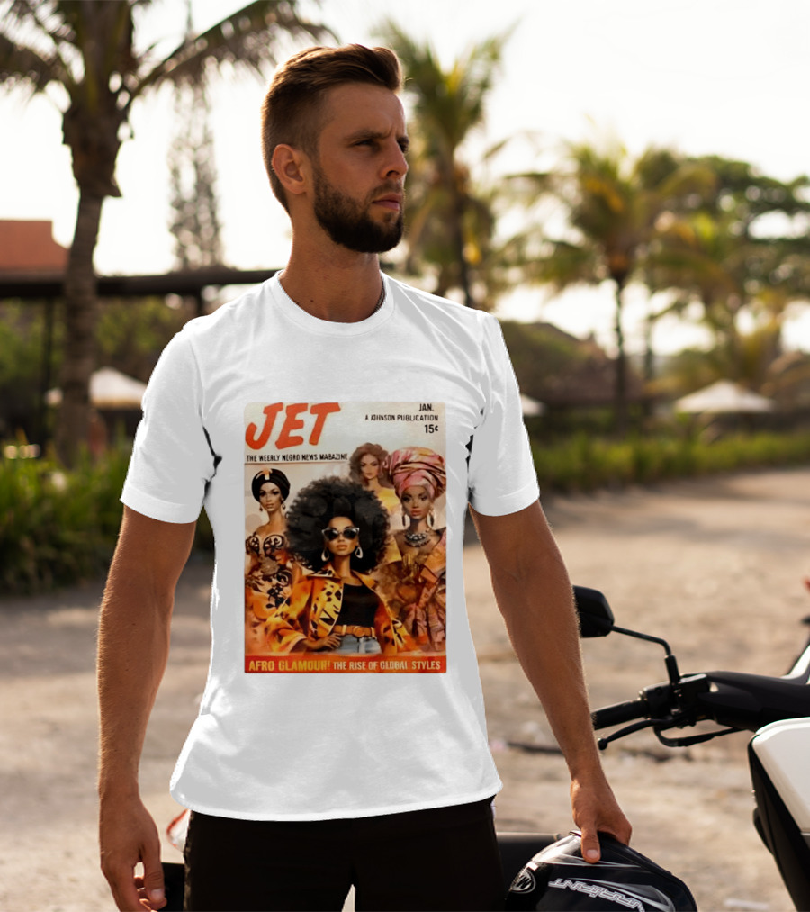 JET The Weekly Negro News Afro Glamour The Rise Of Global Styles T-Shirt