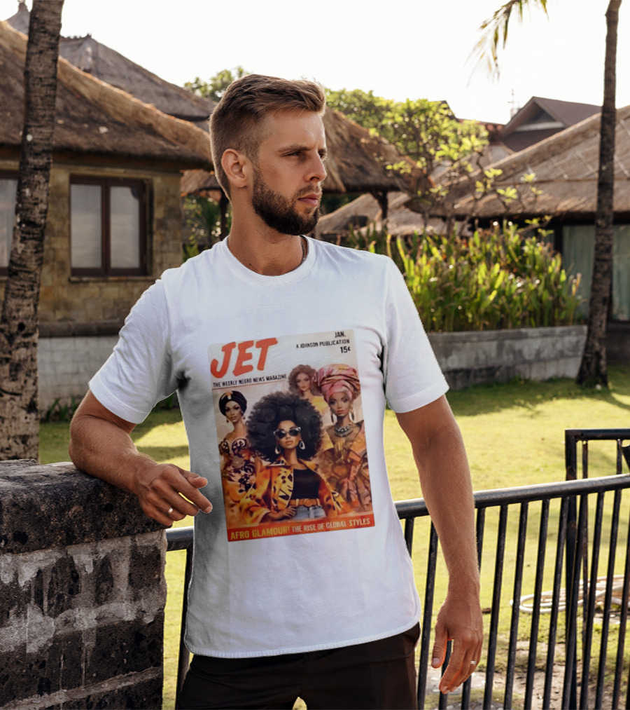 JET The Weekly Negro News Afro Glamour The Rise Of Global Styles T-Shirt
