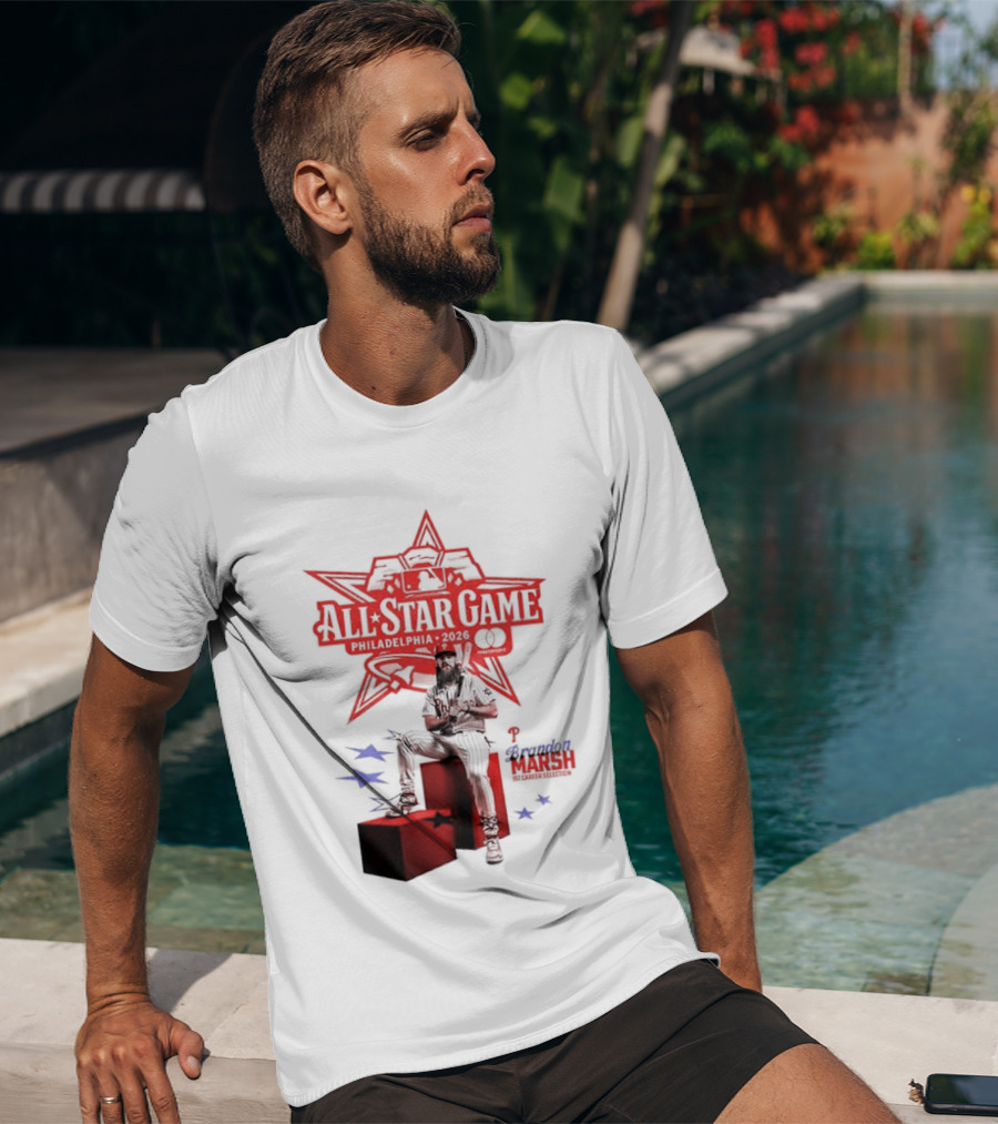 Brandon Marsh Philadelphia Phillies 2026 MLB All Star Game T-Shirt