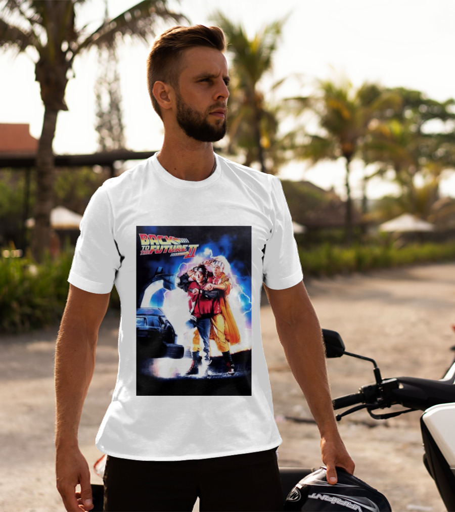 Back To The Future Part II Marty McFly Doc Brown Characters T-Shirt