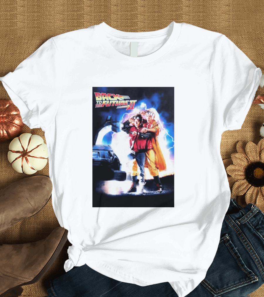 Back To The Future Part II Marty McFly Doc Brown Characters T-Shirt