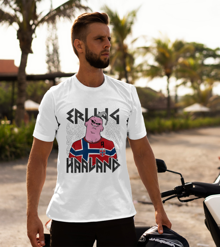Erling Haaland Buu Norway Football Fusion T-Shirt