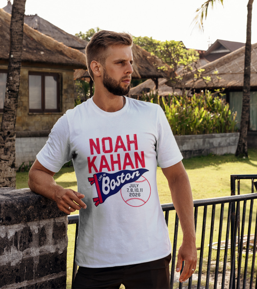 Noah Kahan Boston Concert July 7 8 10 11 2026 T-Shirt