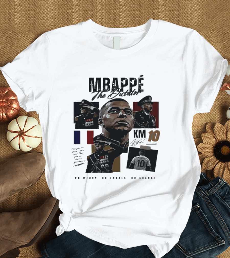 MBAPPÉ The Leader KM 10 No Mercy No Equals No Chance T-Shirt