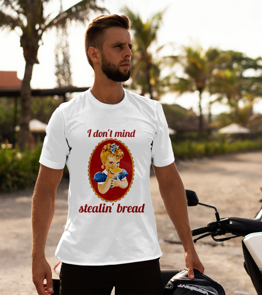 Sunbeam Girl Bread I Don't Mind Stealin' Bread Retro Nostalgia T-Shirt