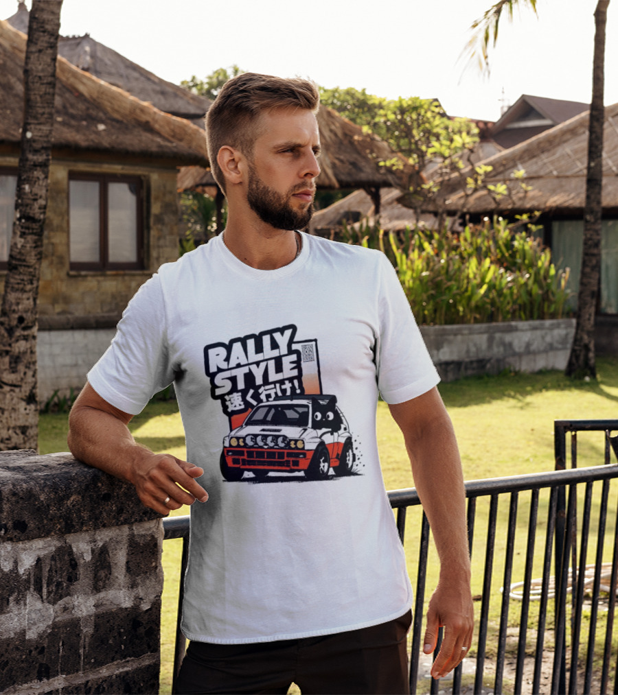 Rally Style Lancia Delta Integrale Hayashi Iku Speed T-Shirt